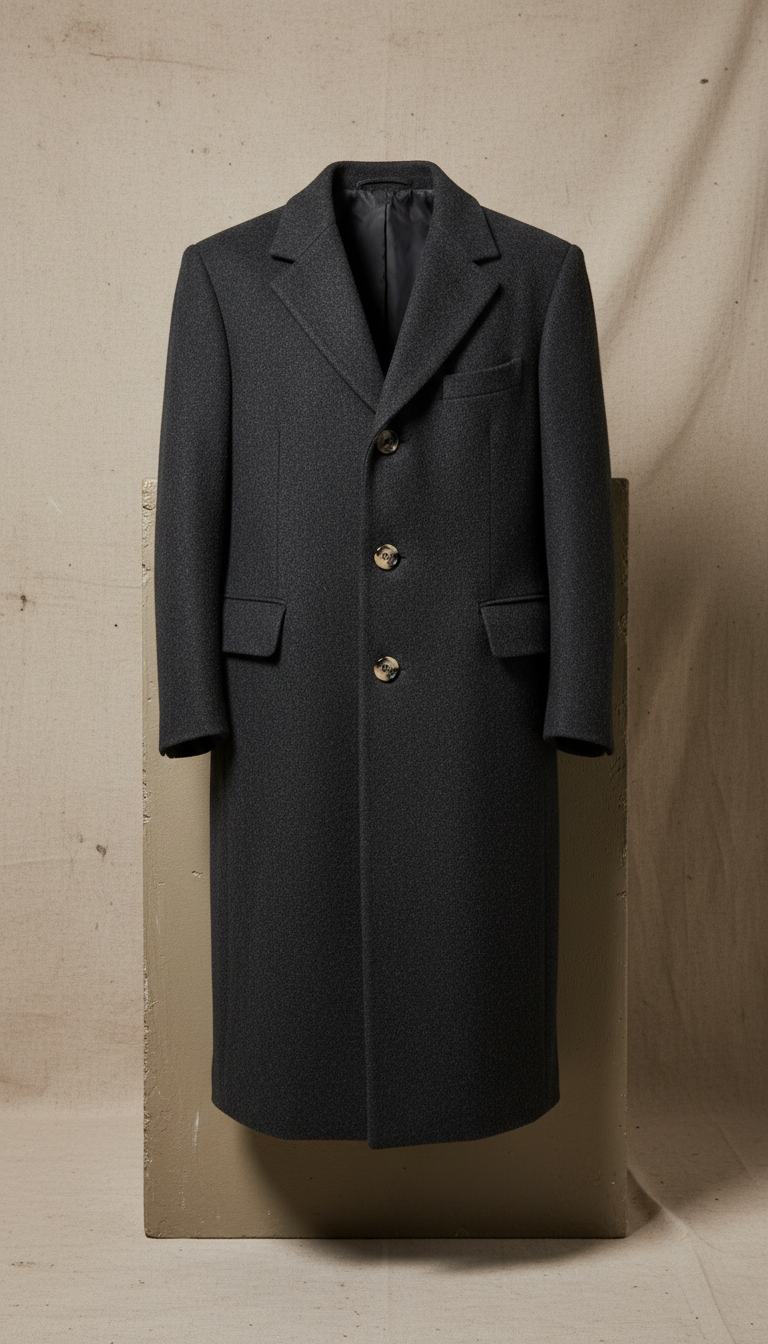 Structured Wool Editorial Overcoat