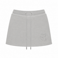 Grey Cotton Fleece Skirt