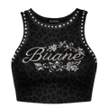 Black Rhinestone singlet